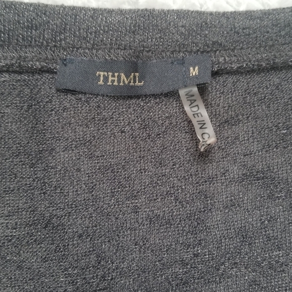 THML sz M grey sweater - Picture 2 of 5